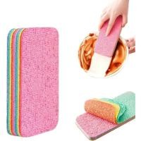 ราคา 12ชั้นไมโครไฟเบอร์ฟองน้ําเศษผ้าซุปเปอร์ดูดซับฉีกได้ทําความสะอาดผ้านํามาใช้ใหม่แผ่น พีวีเอ สําหรับห้องครัวและกระจก (40858806104)