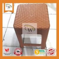 ราคา ม้านั่งพลาสติกลายหวาย/เก้าอี้พลาสติกสาน (40772641060)