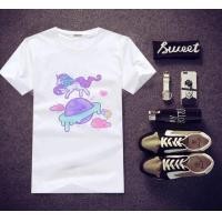 ราคา เสื้อยืดสกรีนลาย Unicorn ใส่สบายๆ ไม่ยืด ไม่ย้วย (9855754719)