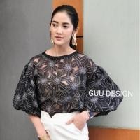 ราคา เสื้อเนื้อตาข่ายแขนบอลลูน (1757346144)