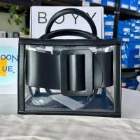 ราคา กระเป๋ามือสอง Romeo Leather And Pvc Cross-body Bag In Black ของแท้100% การ์ด+อุปกรณ์ครบ (44265747074)