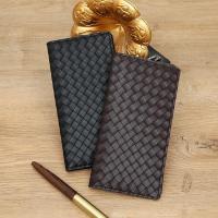 ราคา พร้อมส่ง กระเป๋าสตางค์ กระเป๋าสตางค์ผู้ชาย ใบยาวแบบสาน (18351319428)
