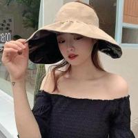 ราคา หมวกกันแดดปีกกว้างใบใหญ่ หมวกกันแดดกันยูวี (26952024409)