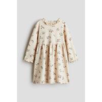 ราคา H&M(เอชแอนด์เอ็ม) เดรสผ้าฝ้ายพิมพ์ลาย Girls Printed cotton dress 1310110_1 (24996880637)