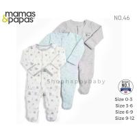 ราคา ถูกที่สุดชุดหมีคลุมเท้า ชุดหมี ชุดนอนเด็ก ทารก เด็กแรกเกิด เซ็ท3ตัว✅พร้อมจัดส่งลายMamas&Papas (SET ลาย37-47) (25400936224)