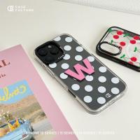 ราคา ลาย Polkadot White (พิมพ์ชื่อ) เคสกันกระแทก iPhone แบรนด์ Case Culture (29213698082)