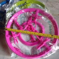 ราคา ห่วงตากผ้า วงกลมใหญ่ พลาสติกเกรด A สีชมพูสวยงาม ราคาถูกเพียง 39 บาท เท่านั้นจ้า (19926450776)