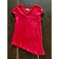 ราคา เสื้อยืดสีชมพูคอวี size L (25978530605)