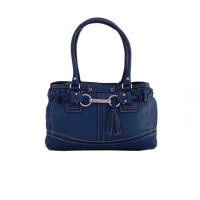 ราคา [กระเป๋ามือสอง] COACH ของแท้! หนังวัวแท้ 12.5นิ้ว สีกรมท่า กระเป๋าสภาพดี กระเป๋าสะพายข้าง กระเป๋าถือ โค้ช (18360366576)