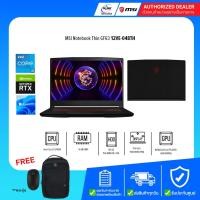 ราคา MSI Notebook Thin GF63 12VE-048TH i5 12450H 2.0G/16GB/512GB/RTX4050 6GB/Win11H/15.6"/Black/ประกัน2ปี (22789203602)