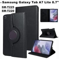 ราคา for Samsung Galaxy Tab A7 Lite 8.7 Inch 2021 Case Tablet 360 Rotating Leather Case for SM-T225 SM-T220 With Stand Flip Case (40964984684)
