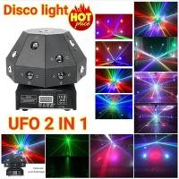 ราคา ไฟดิสโก้ UFO 2IN1 dicsco laser light PARTY LIGHT ไฟดิสโก้ ไฟดิสโก้เทค ไฟ Laser light ไฟเทค ปาร์ตี้ ไฟเวที ดิสโก้ผับ (8219107581)
