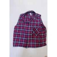 ราคา forever21เสื้อเชิ๊ตลายสก็อตไซส์L.มือสอง (22372071535)