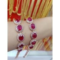 ราคา #สร้อยข้อมือเพชรซีกพลอยคละสี (9047654990)