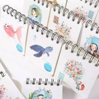 ราคา สมุดโน๊ตขนาดเล็กลายเด็กผู้หญิง แบบห่วงบน จดบันทึก แบบพกพา ขนาด 8.5*9.5 ซม.#H030 (3976440781)