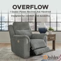 ราคา Ashley โซฟาปรับเอนนอน ไฟฟ้า 1 ที่นั่ง รุ่น OVERFLOW/1RM,1 Seater Power Recliner Adj Headrest (41175145773)