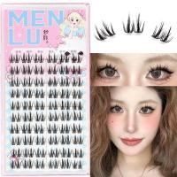 ราคา 10 แถวของ Dream Deer Ice Fairy ขนตาปลอมสามเณร Supernatural Segmented Lazy Trilogy ขนตาปลอม (29053404627)