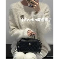 ราคา กระเป๋าเครื่องสำอาง Chanel 24K ลายเพชร หนังแกะแท้ สไตล์ถุงคาดสายสะพาย พร้อมใช้งานเป็นกระเป๋ากล้อง (43070744321)