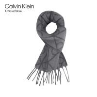 ราคา CALVIN KLEIN ผ้าพันคอผู้ชาย Brushed EmblEm Aop, Heavy รุ่น 4D8072G N3Z-สีเทา (29991160961)