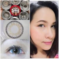 ราคา คอนแทคเลนส์ แต่งหน้า เจ้าสาว รุ่น Jewel 3 tone มีสีเทา/ตาล Gray/Brown ค่าสายตา (0.00) (29574845948)
