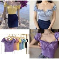 ราคา เสื้อปาดไหล่ แขนตุ๊กตา ผ้าไหมพรม (4354597701)