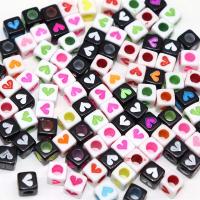 ราคา สร้อยคอสร้อยข้อมือลูกปัดรักทรงสี่เหลี่ยม DIY อุปกรณ์เสริมลูกปัด Alesha (41821523856)