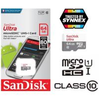 ราคา [ประกัน 7 ปี] Sandisk 64GB ความเร็ว 100MB/s Ultra Class 10 เมมโมรี่การ์ด Micro SD Memory Card (1423986939)