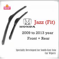 ราคา ชุดใบปัดน้ําฝน Honda Jazz (หน้า/หลัง) สําหรับ 2009 ถึง 2013 ปี Fit Car Window Wiper จากภรรยา (พิเศษสําหรับ SEA) (29087721656)