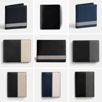 ราคา Saffiano Leather Mini Mens Wallet Compact แนวนอนและแนวตั้ง - Tavi Studio Premium Car Document ATM Card Holder (41355659885)