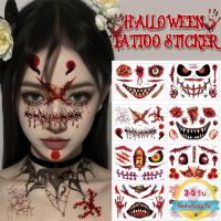 ราคา สติกเกอร์แต่งหน้าลายสักฮาโลวีน 8 ชิ้น กันน้ำสำหรับผิว ใช้งานได้ในงานปาร์ตี้และคอสเพลย์ (40718168325)