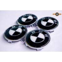 ราคา ฝาครอบ ฝาล้อรถฝาครอบดุมล้อ BMW 68MM ขาวดำ (9875049138)