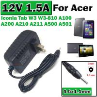 ราคา Adapter ชาร์จไฟ US Power Adapter Wall Charger 12V 1.5A for Acer Iconia Tab W3 W3-810 A100 A101 A200 A210 A211 A500 A501 (3224544004)