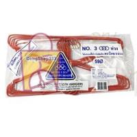 ราคา ไม้แขวนเสื้อ ไม้แขวน ไม้แขวนผ้า ลวดหุ้มพลาสติกอย่างดี gs99 (14391151973)