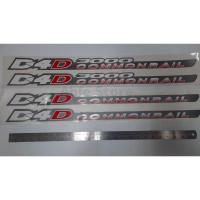 ราคา สติ๊กเกอร์งานสกรีนดั้งเดิม D-4D 3000 COMMONRAIL และ D-4D COMMONRAILสำหรับติดข้างประตูรถ TOYOTA TIGER D4D (28206029984)