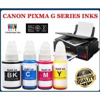 ราคา หมึกเติม canon pixma G1000/G2000/G3000 G2010 4สี (สีดำ,ฟ้า,แดง,เหลือง) พรีเมี่ยม (22176887182)