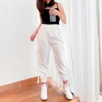 ราคา กางเกงคาร์โก้ผู้หญิง Scuba Jogger Pants สีดําสีขาวยืด Premium Pieter Jackson Junior (29142231081)