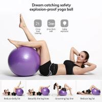 ราคา ลูกบอลโยคะ ขนาด 56ซม. ลูกบอลออกกำลังกาย ลูกบอลฟิคเนส Yoga Fitness Ball (16574496089)
