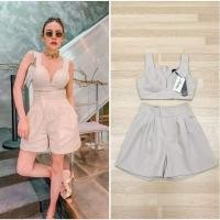 ราคา ชุดงานป้ายbellita set2ชิ้น เสื้อ+กางเกงsize M (8622974132)