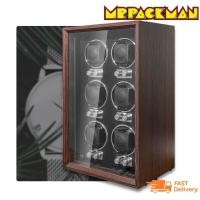 ราคา กล่องหมุนนาฬิกา กล่องใส่นาฬิกา ตู้นาฬิกา watch winder 6+0 เรือน มีไฟ (20614822209)