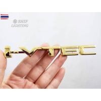 ราคา โลโก้ ไอวีเท็ค ฮอนด้า สีทอง งานพลาสติก Gold i-VTEC iVTEC Letter Logo Car Auto Emblem Rear Badge Sticker Decal Replacemen (40473773145)