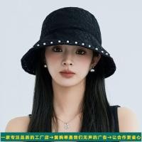 ราคา หมวกแฟชั่นชาแนล ลายลูกไม้และมุก สไตล์เกาหลี เหมาะสำหรับฤดูใบไม้ผลิและฤดูร้อน (40470721347)