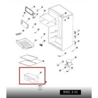ราคา อะไหล่แท้ศูนย์/ลิ้นชักใส่ผักตู้เย็นฮิตาชิ/รุ่นR-49S/ พาท R-49S*002 (22573892950)