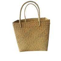 ราคา กระเป๋ากระจูดทรงกล่องเหลี่ยม สายถือ แข็งแรง (40309455298)