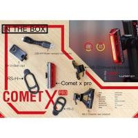 ราคา ไฟท้ายจักรยาน MOON#Comet-X 2020ชาร์จไฟผ่าน USB (8521006608)