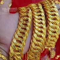 ราคา เลสข้อมือ ลายก้างปลาสองชั้น เศษทองคำแท้ หนัก 10 บาท (18878124778)