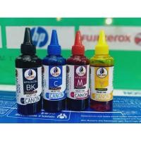 ราคา หมึกเติมทดแทน Canon ขนาด 100cc. เกรดA สีดำ/ฟ้า/แดง/เหลือง ชุด 4 ขวด เติมเครื่องปริ้นติดแทงค์ และเติมตลับหมึกแบบเทียบเท่า (6856334184)