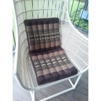 ราคา เบาะรองนั่ง แบบหนา นุ่น100% ผ้าขิดไทยโบราณ Thai Cushion 16*16 นิ้ว (1131380461)