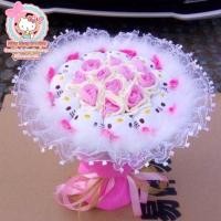 ราคา ช่อดอกไม้คิตตี้ ดอกไม้คิตตี้ ดอกไม้น่ารัก ตุ๊กตาคิตตี้ (7915077050)