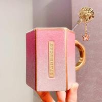 ราคา Starbucks Cup Shining Gradient Mug พร้อมจี้นางเงือกกวน Rod Frosted Diamond Coffee ถ้วยน้ําของขวัญ (40301527888)