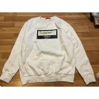ราคา Supreme เสื้อสเวตเตอร์ สีขาว กันหนาว ตัวสกรีนสีทองสวย XL 44/26"งานเกาหลี (25402534576)